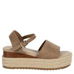 GIRLS LITTLE-BIG KID CARRIE WEGDE SANDAL - TAUPE