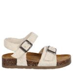 GIRLS TODDLER-LITTLE KID RISE FOOTBED SANDAL - OFF WHITE