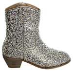 GIRLS LITTLE-BIG KID WESTERN DRESS BOOT - SILVER