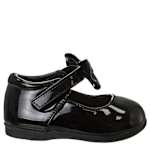 GIRLS INFANT-TODDLER DRESS SHOE - BLACK