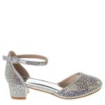 GIRLS LITTLE-BIG KID EFFORTLESS ELEGANCE DRESS SHOE - SILVER