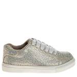 GIRLS LITTLE-BIG KID CRYSTAL RHINESTONE SNEAKER - GOLD