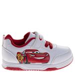 BOYS TODDLER-LITTLE KID CARS SNEAKER - WHITE