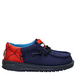 BOYS TODDLER WALLY SPIDERMAN SLIP ON SNEAKER - BLUE