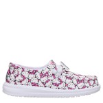 GIRLS WENDY YOUTH HELLO KITTY SLIP ON SNEAKER - PINK