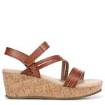 GIRLS LITTLE-BIG KID LEMONADE WEDGE SANDAL - BROWN