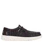 BOYS WALLY YOUTH SOX SLIP ON SNEAKER - BLACK