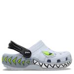 BOYS TODDLER CLASSIC SHARKS LIGHT UP CLOG - GREY