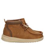 BOYS WALLY MID CLASSIC TODDLER SLIP ON SNEAKER - COGNAC