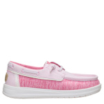 GIRLS LITTLE-BIG KID WELLS CLASSIC BOAT SHOE - PINK