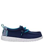 BOYS LITTLE-BIG KID WALLY YOUTH SLIP ON SNEAKER - BLUE