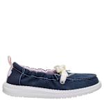 GIRLS LITTLE-BIG KID WENDY PORT SLIP ON SNEAKER - BLUE