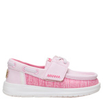 GIRLS TODDLER WELLS CLASSIC BOAT SHOE - PINK