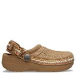GIRLS TODDLER CRAFTED EMBROIDERED CLOG - BROWN