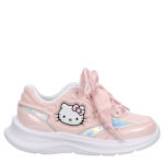 GIRLS LITTLE KID HELLO KITTY SNEAKER - WHITE