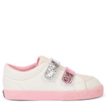 GIRLS TODDLER MORGAN SNEAKER - WHITE