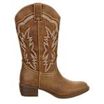 GIRLS LITTLE-BIG KID FANCY WESTERN BOOT - BROWN