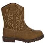BOYS LITTLE-BIG KID BRENT WESTERN BOOT - BROWN