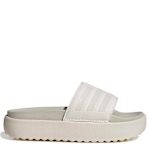 GIRLS BIG LITTLE KID ADILETTE PLATFORM  SLIDE - WHITE