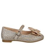 GIRLS TODDLER- LITTLE KID TRULY BOWTIFUL FLAT - CHAMPAGNE