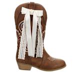 GIRLS LITTLE-BIG KID BETHY BOW WESTERN BOOT - BROWN