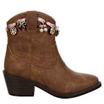 GIRLS LITTLE-BIG KID JMANOR WESTERN BOOT - TAN