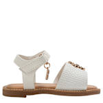GIRLS INFANT-TODDLER FLAT SANDAL - WHITE