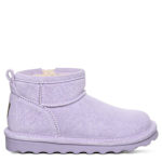 GIRLS LITTLE-BIG KID SHORTY YOUTH FUR BOOT - PURPLE