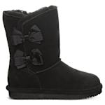 GIRLS LITTLE-BIG KID ZARIA YOUTH FUR BOOT - BLACK