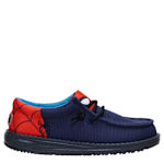 BOYS LITTLE-BIG KID WALLY SPIDERMAN SLIP ON SNEAKER - BLUE