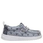 BOYS TODDLER WALLY MICKEY SLIP ON SNEAKER - GREY