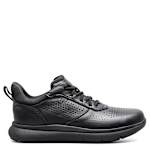 BOYS LITTLE-BIG KID FLEET PERF TOE ELASTIC LACE SNEAKER - BLACK