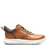 BOYS LITTLE-BIG KID FLEET PERF TOE ELASTIC LACE SNEAKER - COGNAC