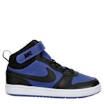 NIKE BOYS LITTLE KID COURT BOROUGH 2 MID SNEAKER - IVORY