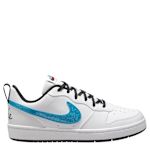 BOYS BIG KID COURT BOROUGH LOW RECRAFT SNEAKER - WHITE