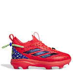 BOYS ADIZERO IMPACT TPU KIDS BSB 2.0 CLEATS - RED