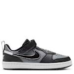 BOYS LITTLE KID COURT BOROUGH LOW RECRAFT SNEAKER - BLACK