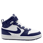 NIKE BOYS LITTLE KID COURT BOROUGH 2 MID SNEAKER - IVORY