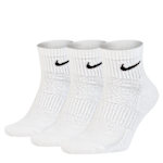 MENS MEDIUM EVERYDAY CUSHION QUARTER SOCKS 3 PAIRS