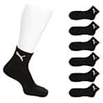 MENS LARGE QUARTER CREW SOCKS 6 PAIRS
