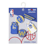 UNISEX GOLDEN STATE WARRIORS 5 PACK JIBBITZ - ASSORTED