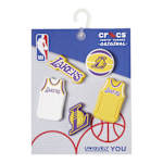 UNISEX LOS ANGELES LAKERS 5 PACK JIBBITZ - ASSORTED