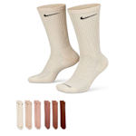 MENS MEDIUM EVERYDAY CUSHIONED CREW SOCKS 6 PAIRS