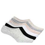 WOMENS LINER SOCKS 6 PAIRS - ASSORTED