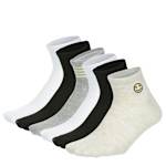 WOMENS QUARTER SOCKS 6 PAIRS - ASSORTED