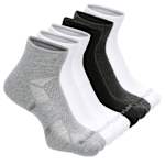 MENS PERFORMANCE QUARTER SOCKS 6 PAIRS
