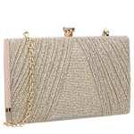 WOMENS EVENING BAG - CHAMPAGNE