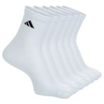 MENS SUPERLITE 3.0 QUARTER SOCKS 6 PAIRS - WHITE