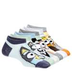BOYS NO SHOW SOCKS 6 PAIRS - ASSORTED