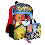 BOYS POKEMON 5 PIECE BACKPACK SET - ASSORTED